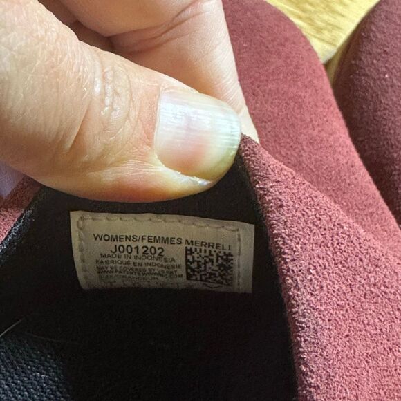 Merrell maroon Juno suede clog mules 9 - Picture 7 of 9